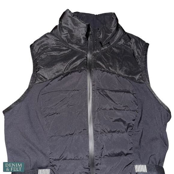Lululemon Down for It All Vest Black PrimaLoft Goose Down Running Vest Size 6 - Picture 13 of 16